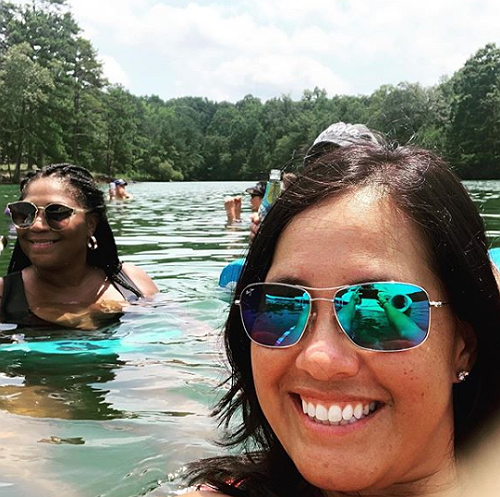 Fans Warn Trina Braxton to 'Get Outta That Water' After She Posts Pics Swimming In Lake Lanier