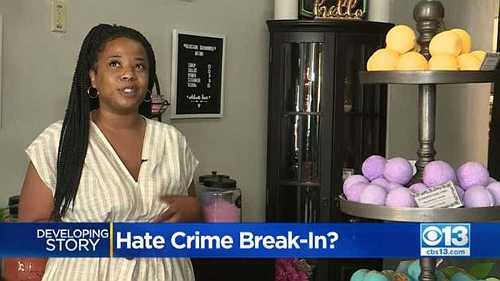 Black Woman Accosted by Crazy and Racist White Man Who Damaged her Sacramento Business Trying to Force His Way In