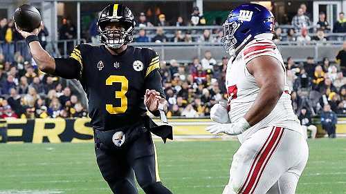 Russ shows 'a little less rust' in Steelers' win