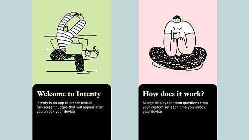 Intenty nudges you to provide a reason every time you unlock your phone | TechCrunch