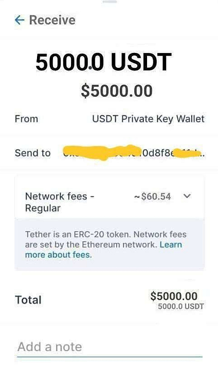 Seeking for receiver interested in monetivzing USDT transaction require new Trust wallet account,...
