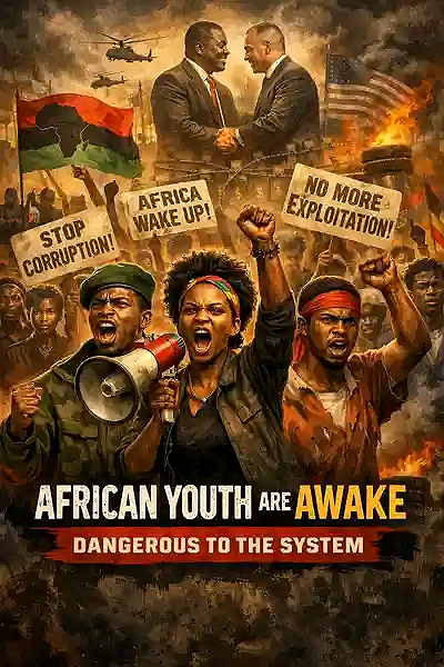 AFRICAN YOUTH ARE AWAKE  AND THAT TERRIFIES THE SYSTEMFor decades, African youth were...