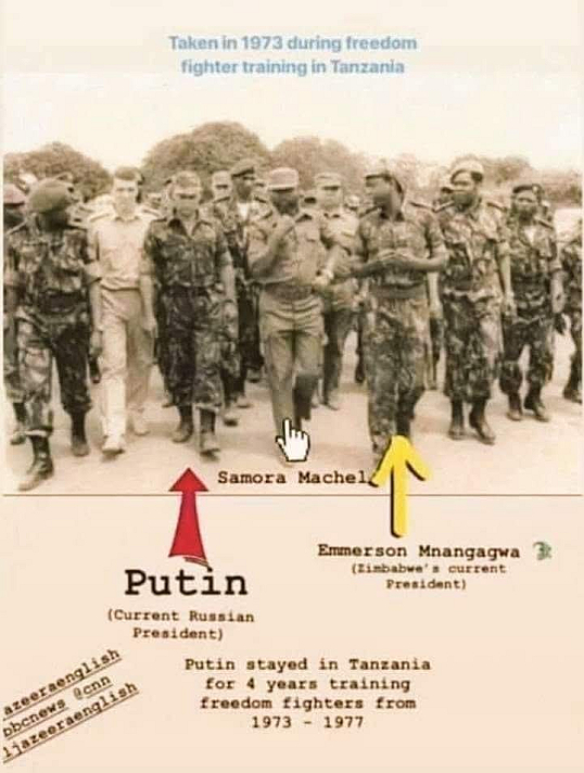 Putin the so-called dictator! Helping to train Afrikan freedom fighters!#rtyrwarriors #Uhuru