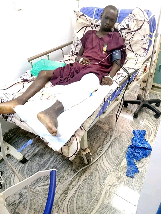 Our brother here needs your prayers to recover from cancer